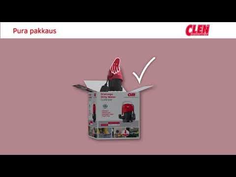 Käyttöönottovideo Clen DW -vesipumpulle
