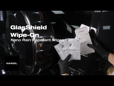 How to Apply Nasiol GlasShield Wipe-on | Nano Rain Repellent Wipes |