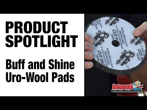 Wool buffing pads for car polishing - Buff & Shine Uro-Wool Pads