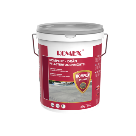 Rompox Draen Eimer 25kg Deckel Grau