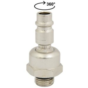 Nivelliitin 1/4" ulkokierteellä 360°