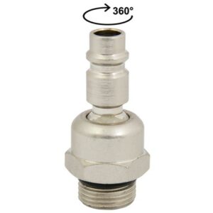 Nivelliitin 3/8" ulkokierteellä 360°