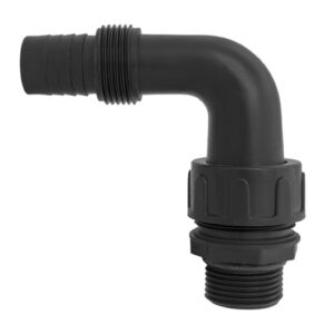 Liitinkulma 1"U ja letkukara 25mm sekä 3/4"U