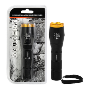 LED-KÄSIVALAISIN 500 lumen 10W XML T6