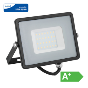 LED-VALONHEITIN 30W 4000K 2400 lumen IP65 musta