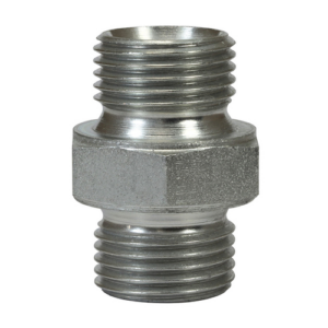 KAKSOISNIPPA 1/4"U - 1/4"U galvanoitu teräs