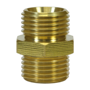 KAKSOISNIPPA 1/4"U - 1/4"U messinki