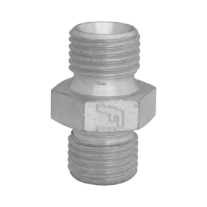 KAKSOISNIPPA 1/4"U-1/4"U galvanoitu teräs