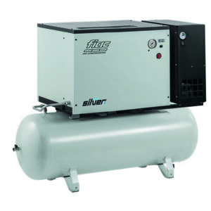 Fiac Ruuvikompressori 270L/852L/10HP/400V Light silver