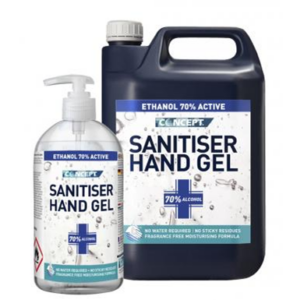 KÄSIDESI Geeli 70% etanoli (500ml ja 5L)